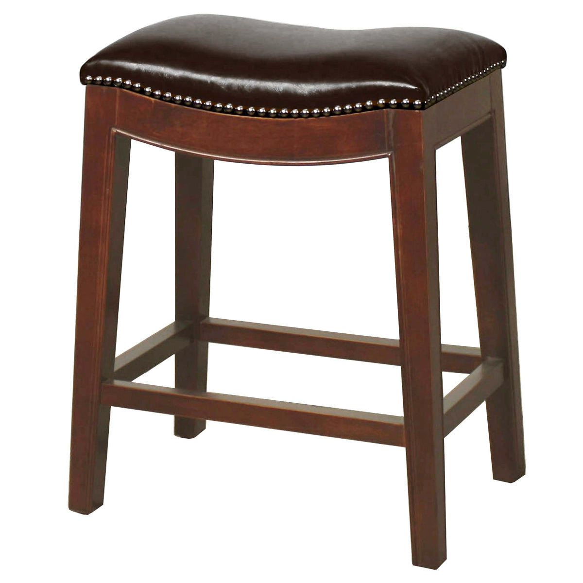 Bonded leather counter deals stool