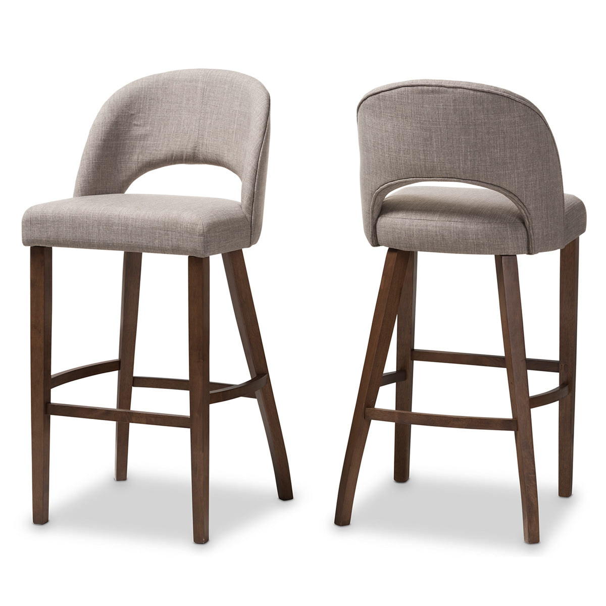 Baxton studio swivel online bar stool