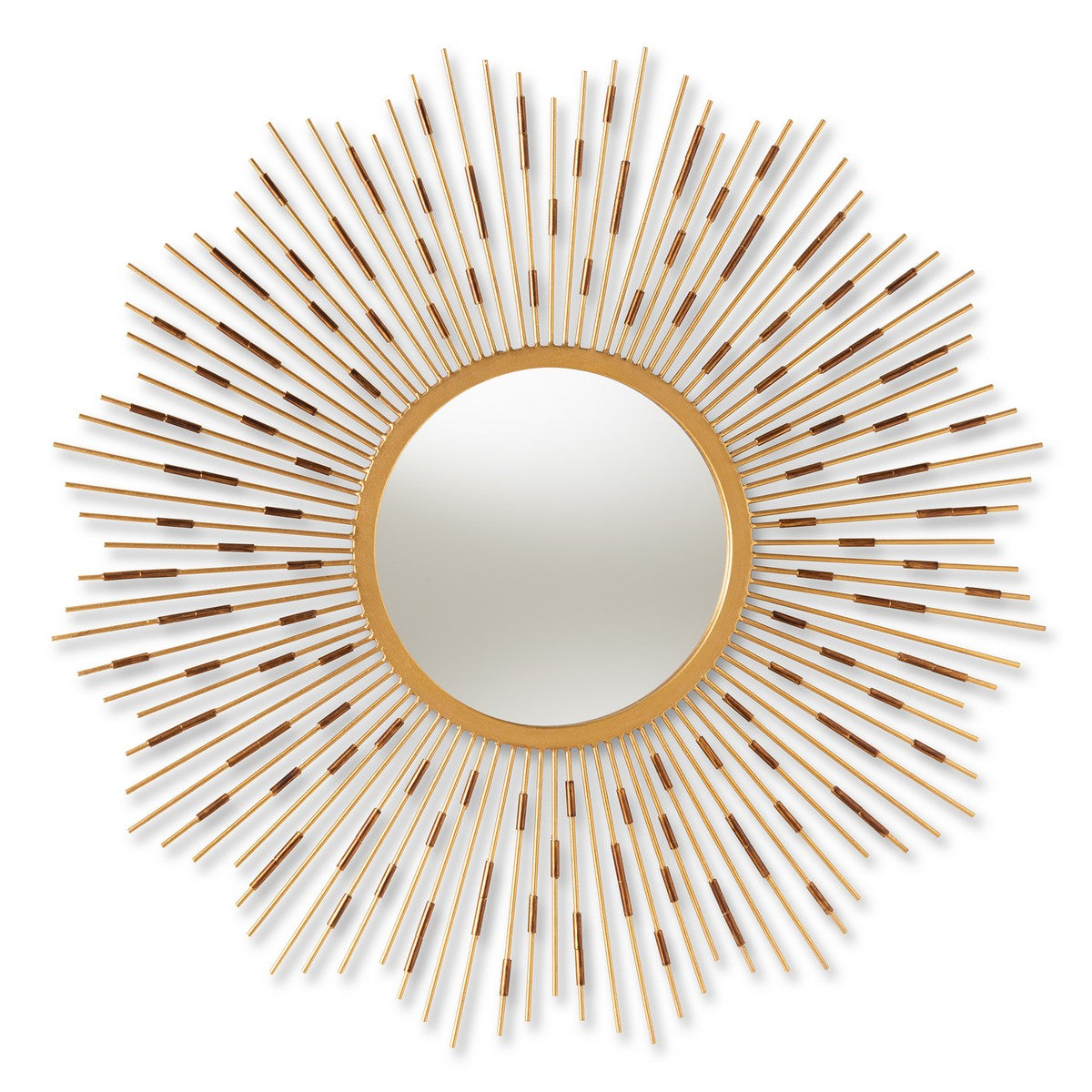 Baxton Studio Apollonia Modern and Contemporary Gold Finished Sunburst