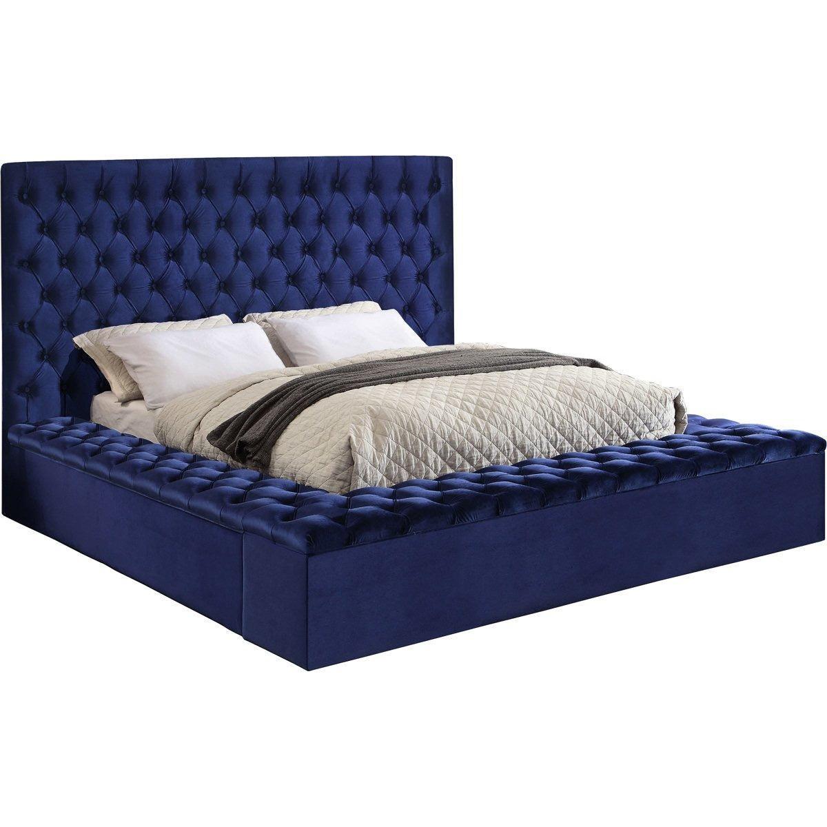 Meridian bliss deals velvet king bed