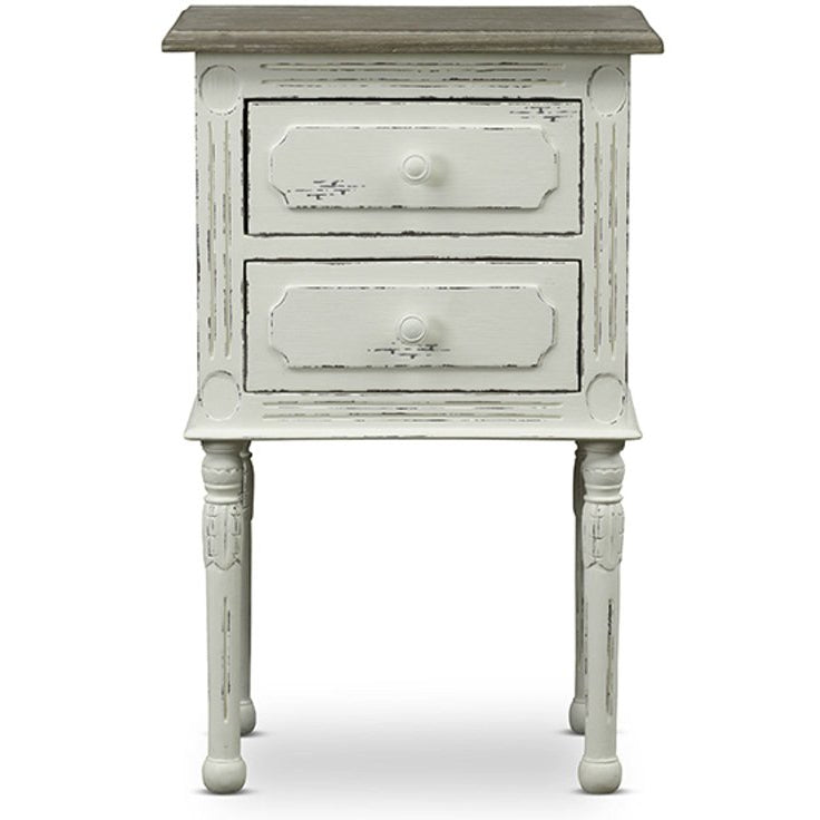 Baxton Studio Anjou Traditional French Accent Nightstand