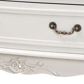 Baxton Studio Gabrielle Traditional French Country Provincial White-Finished 3-Drawer Wood Dresser