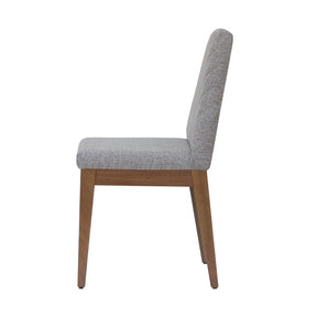 Manhattan Comfort Catherine Chevron Dining Chair in Grey