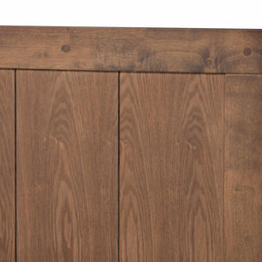 Baxton Studio Amira Mid-Century Modern Transitional Ash Walnut Finished Wood Queen Size Platform Bed - Amira-Ash Walnut-Queen