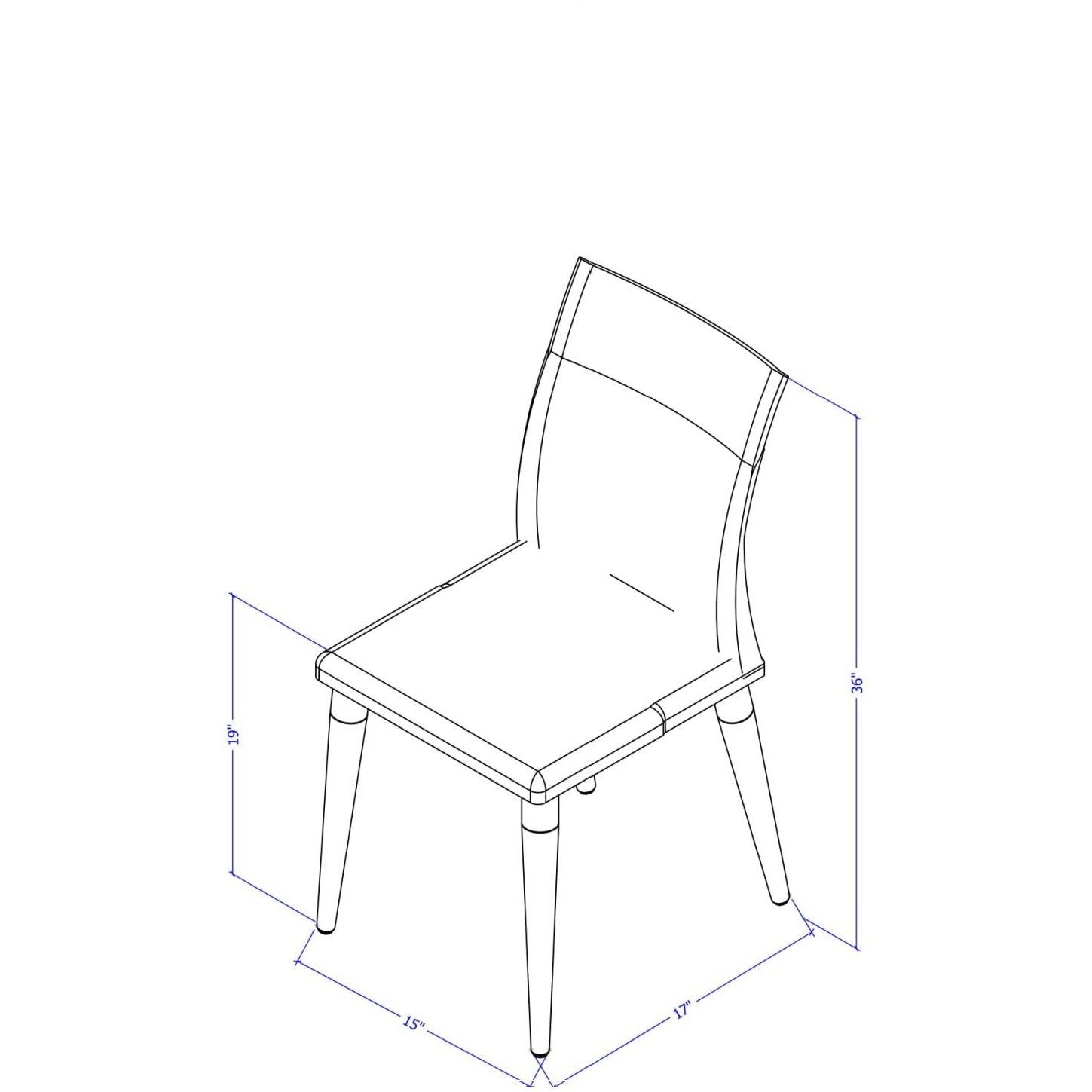 Manhattan Comfort 7-Piece Charles 62.99" Dining Set with 6 Dining Chairs in Off White and Dark Beige-Minimal & Modern