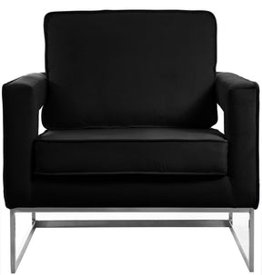 Meridian Furniture Noah Black Velvet Accent Chair