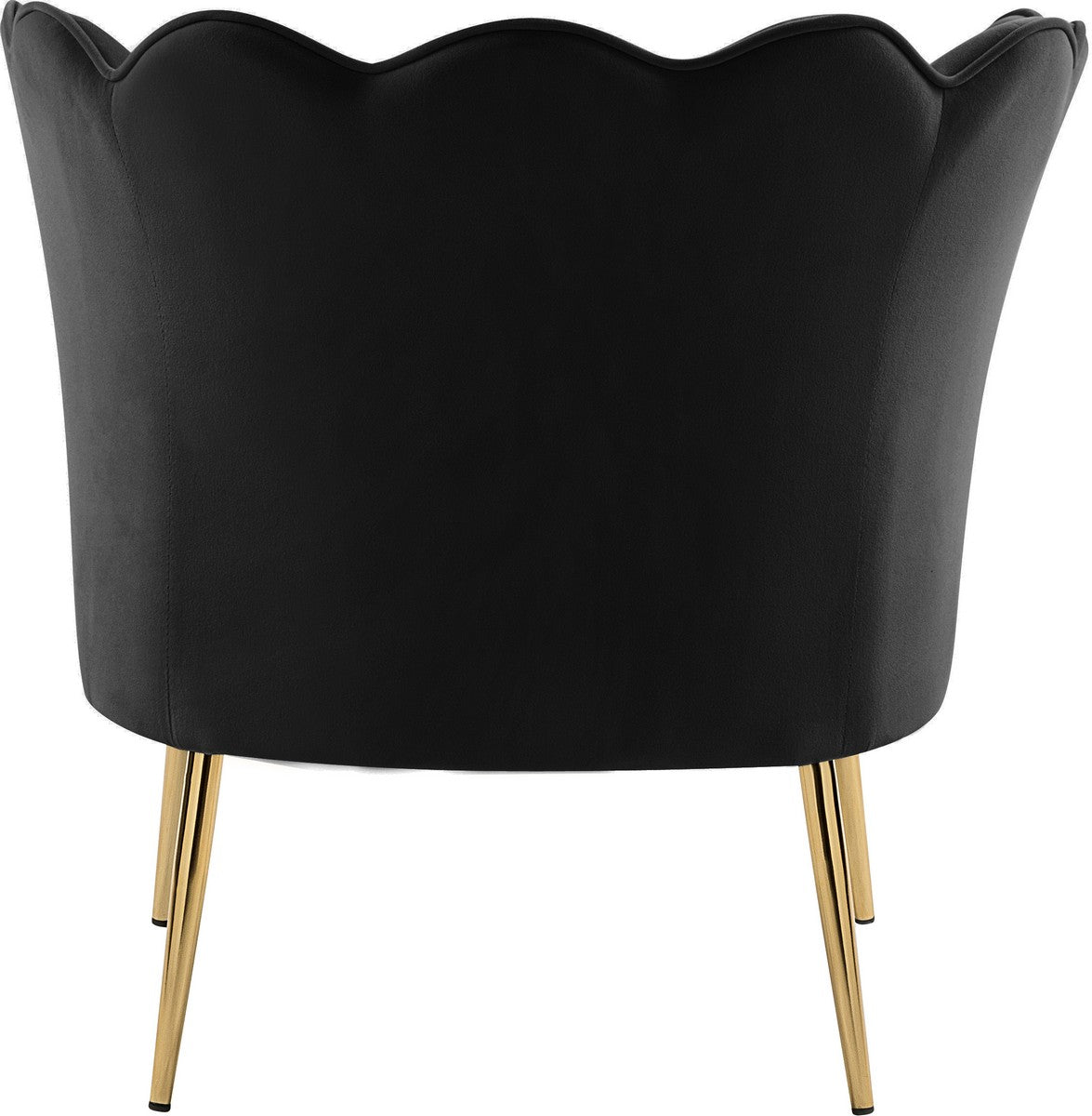 Meridian Furniture Jester Black Velvet Accent Chair