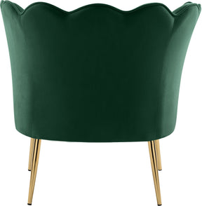 Meridian Furniture Jester Green Velvet Accent Chair