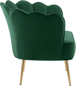 Meridian Furniture Jester Green Velvet Accent Chair