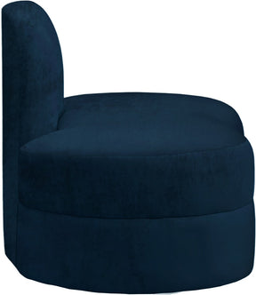 Meridian Furniture Mitzy Navy Velvet Chair