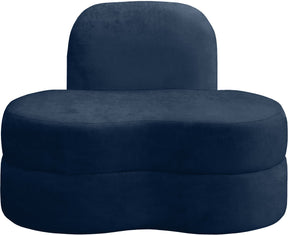 Meridian Furniture Mitzy Navy Velvet Chair