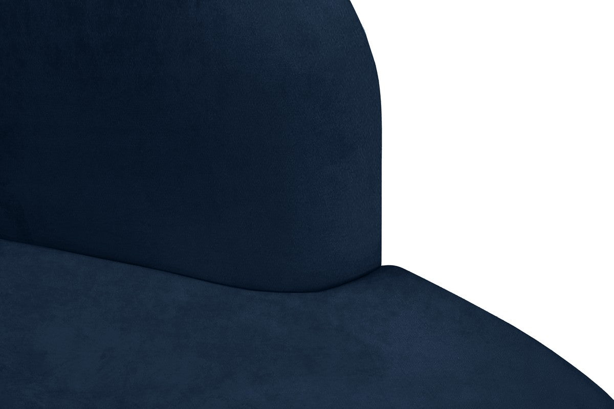 Meridian Furniture Mitzy Navy Velvet Chair