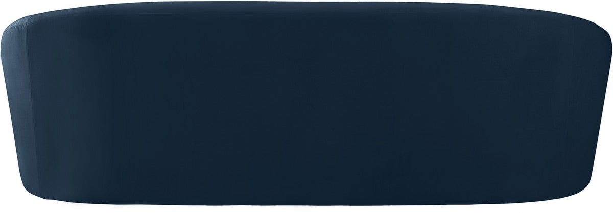 Meridian Furniture Riley Navy Velvet Sofa