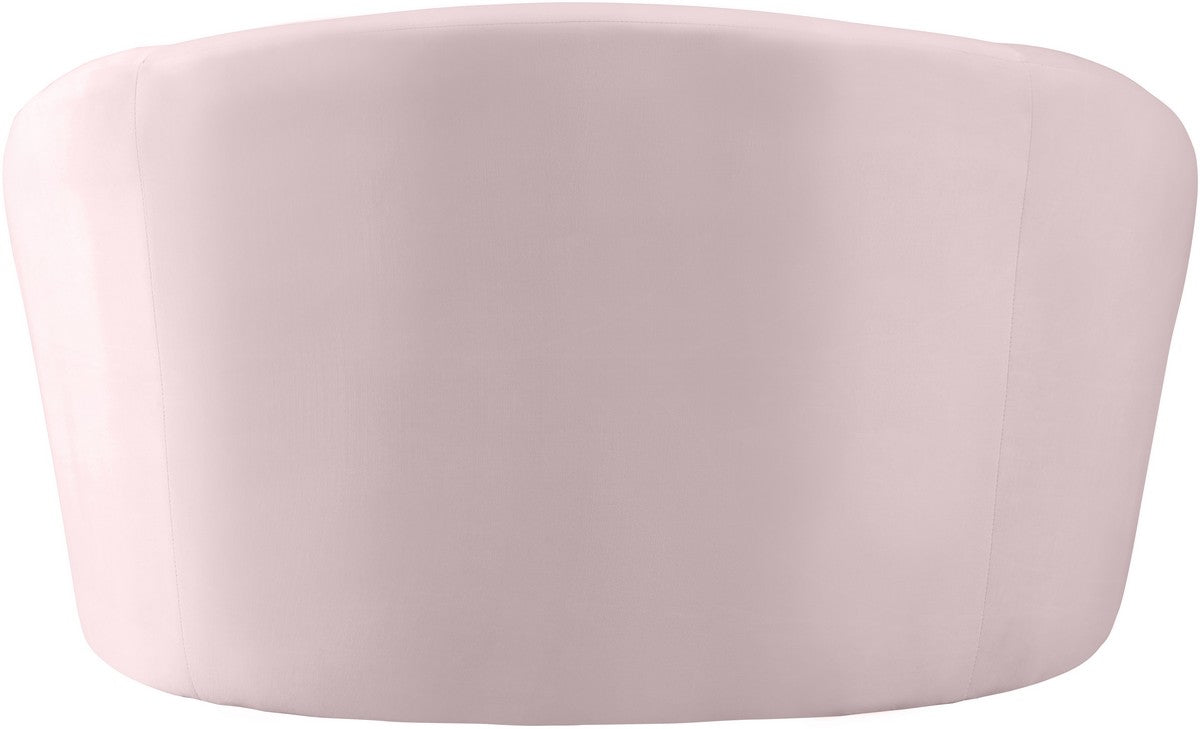 Meridian Furniture Riley Pink Velvet Chair