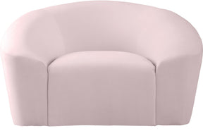 Meridian Furniture Riley Pink Velvet Chair