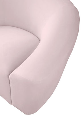 Meridian Furniture Riley Pink Velvet Chair