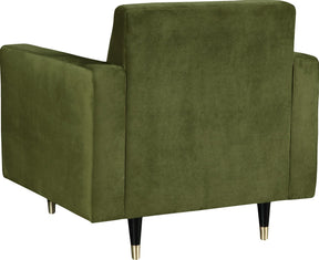 Meridian Furniture Lola Olive Velvet Chair