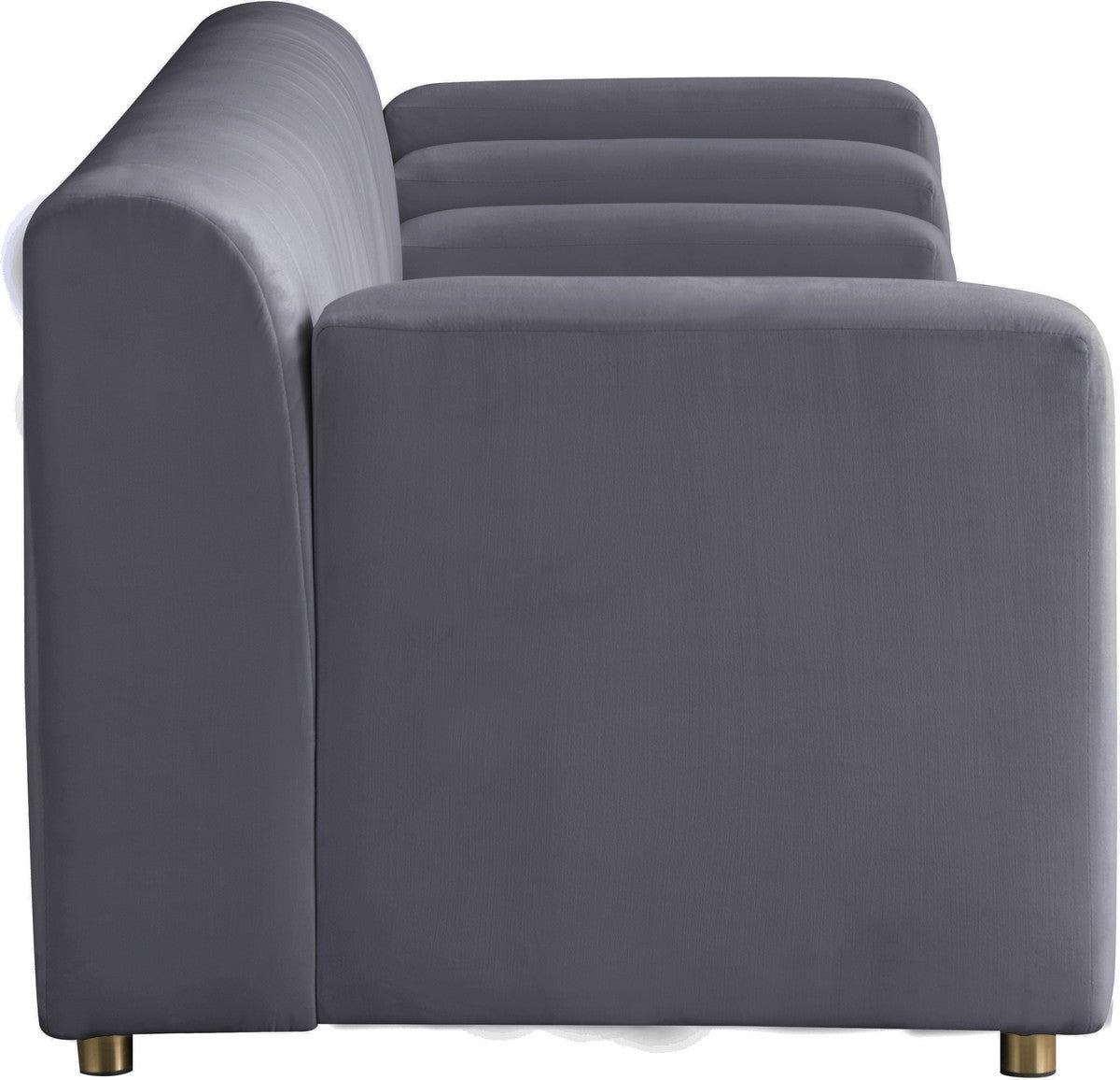 Meridian Furniture Naya Grey Velvet Sofa