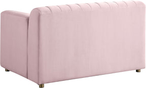 Meridian Furniture Naya Pink Velvet Chair