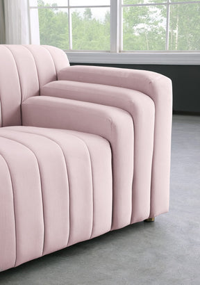 Meridian Furniture Naya Pink Velvet Chair