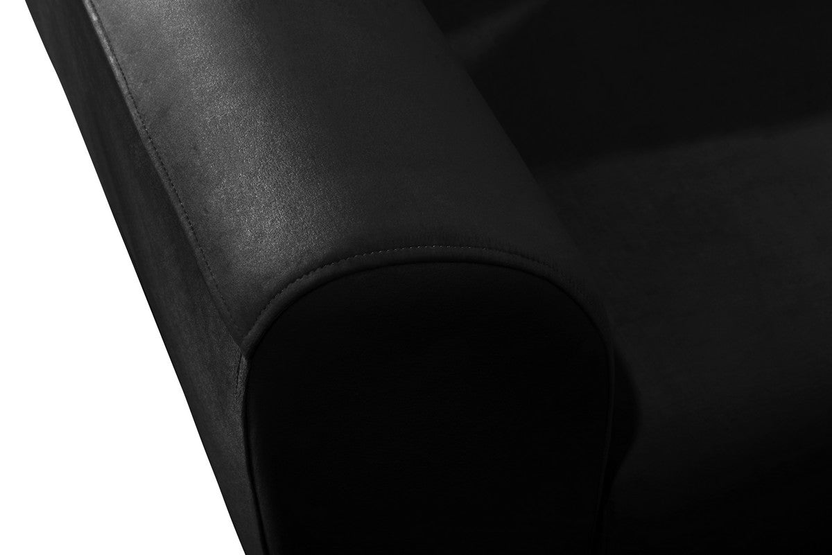 Meridian Furniture Quinn Black Velvet Chair