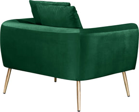 Meridian Furniture Quinn Green Velvet Chair