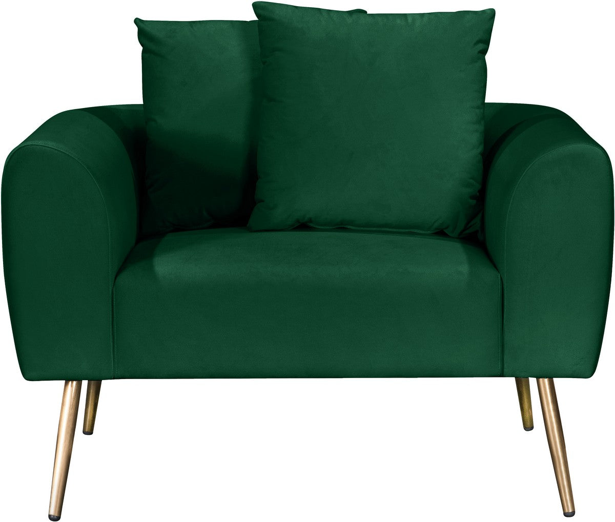 Meridian Furniture Quinn Green Velvet Chair