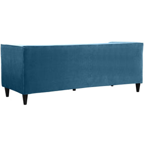 Meridian Furniture Taylor Light Blue Velvet Loveseat-Minimal & Modern