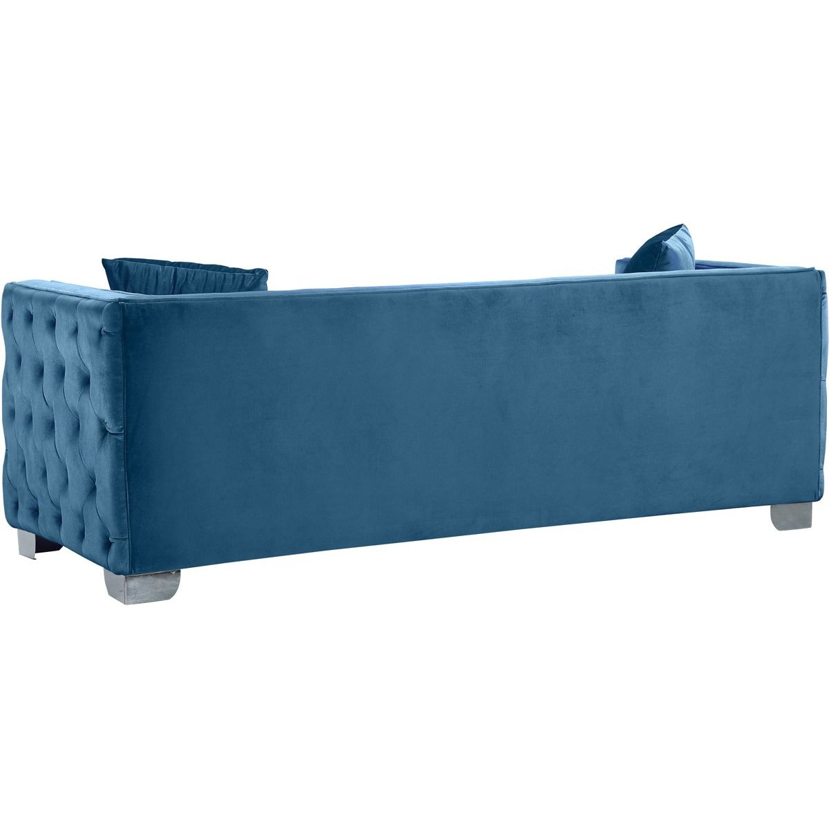 Meridian Furniture Reese Light Blue Velvet Loveseat-Minimal & Modern