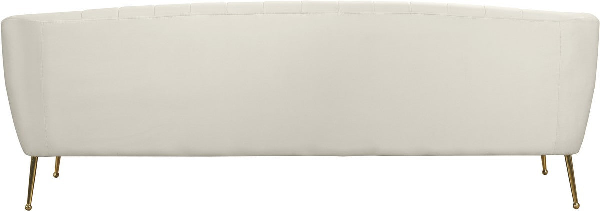 Meridian Furniture Tori Cream Velvet Sofa