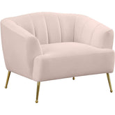 Meridian Furniture Tori Pink Velvet ChairMeridian Furniture - Chair - Minimal And Modern - 1