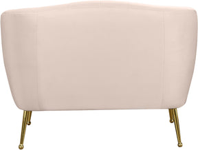 Meridian Furniture Tori Pink Velvet Chair