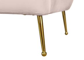 Meridian Furniture Tori Pink Velvet Chair