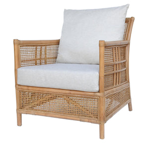 Fontana Rattan Accent Arm Chair by New Pacific Direct - 7400052