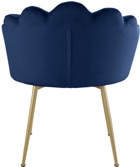 Meridian Furniture Claire Navy Velvet Dining Chair - Set of 2