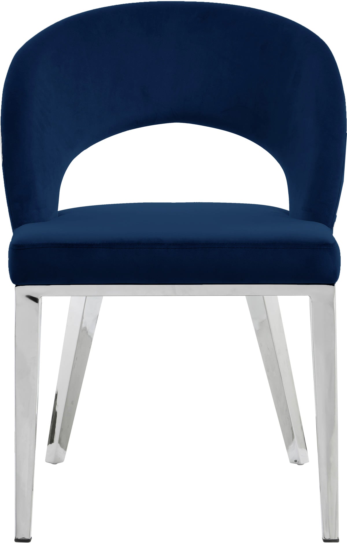 Meridian Furniture Roberto Navy Velvet Dining Chair