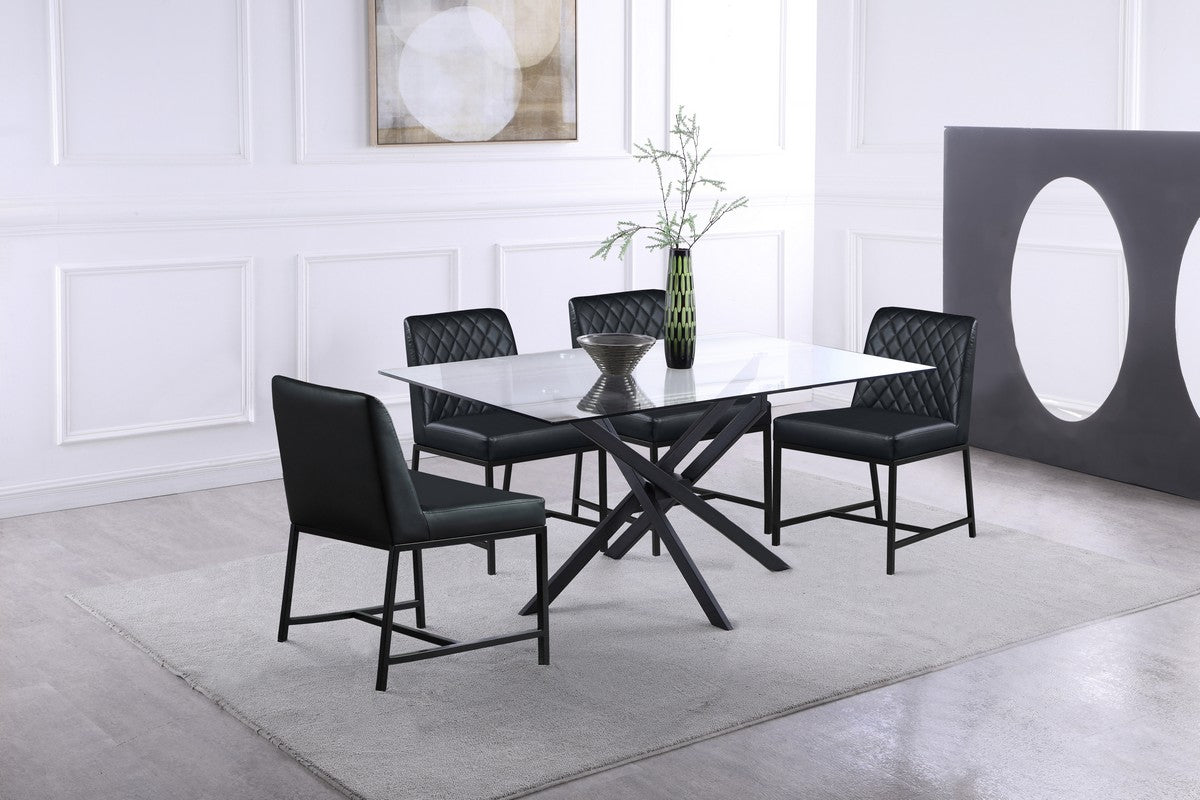 Meridian Furniture Xander Matte Black Dining Table