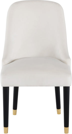 Meridian Furniture Omni Cream Velvet Dining Chair - Set of 2