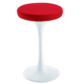 Finemod Imports Modern Flower Stool 25" FMI9252-red-Minimal & Modern