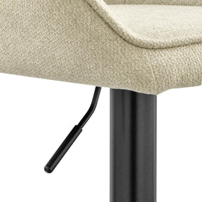 Luther Fabric Gaslift Swivel Bar Stool (Set of 2) by New Pacific Direct - 9300122