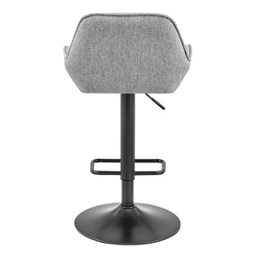 Luther Fabric Gaslift Swivel Bar Stool (Set of 2) by New Pacific Direct - 9300122