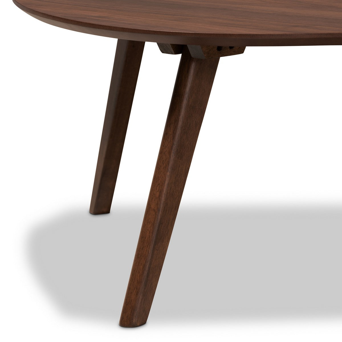 Baxton Studio Scarlette Mid-Century Modern Walnut Finished Coffee Table