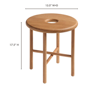 Moe's Home Collection Namba Oak Stool - BC-1106-24