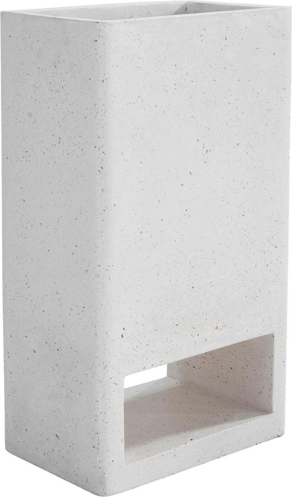 Moe's Home Collection Bristol Planter Ivory Terrazzo - BQ-1049-05