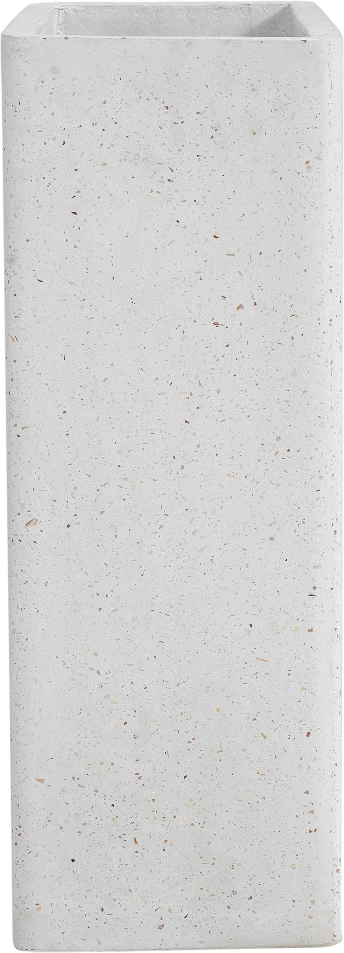 Moe's Home Collection Bristol Planter Ivory Terrazzo - BQ-1049-05