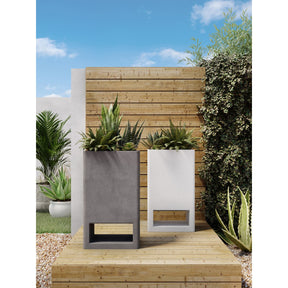 Moe's Home Collection Bristol Planter Ivory Terrazzo - BQ-1049-05