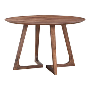 Moe's Home Collection Godenza Dining Table Round Walnut - CB-1003-03