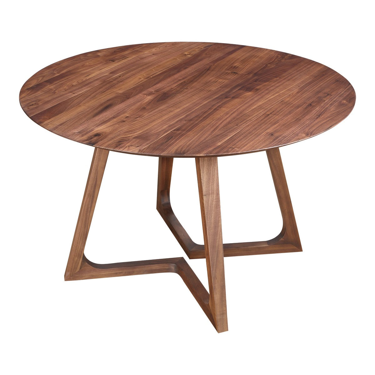 Moe's Home Collection Godenza Dining Table Round Walnut - CB-1003-03