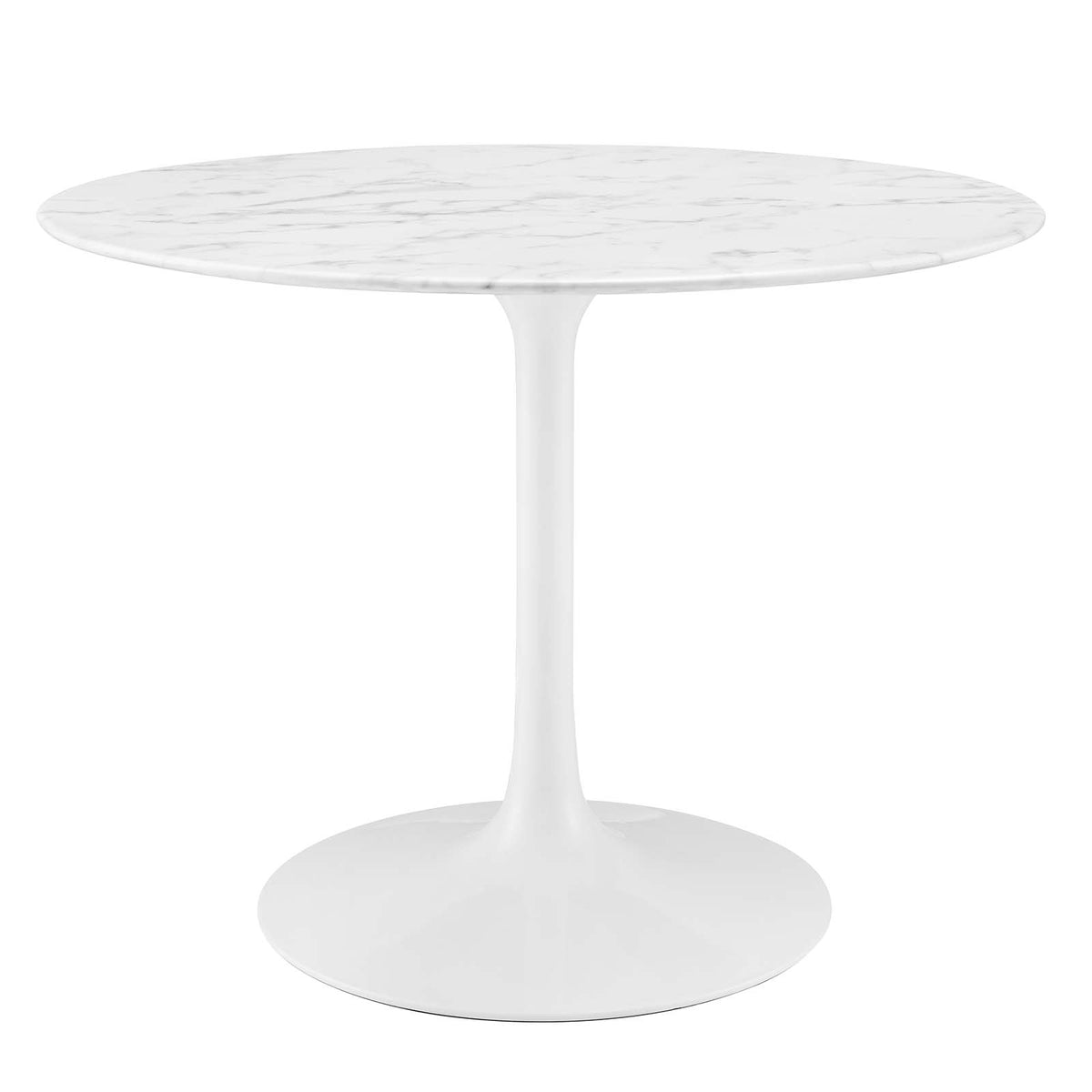 Modway Furniture Modern Lippa 40" Round Artificial Marble Dining Table - EEI-1130