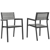 Modway Furniture Modern Maine Dining Armchair Outdoor Patio Set of 2 - EEI-1739